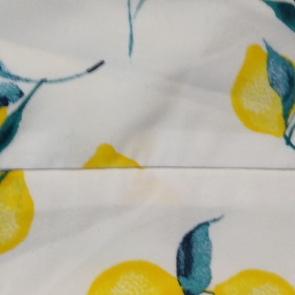 Banana Republic White Dress with Lemon Print - Picture 4 of 5